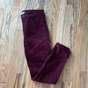 Cropped Corduroy J.Crew Pants